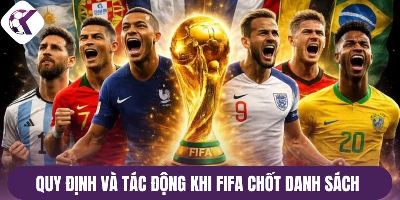 Quy định và tác động khi FIFA chốt danh sách 