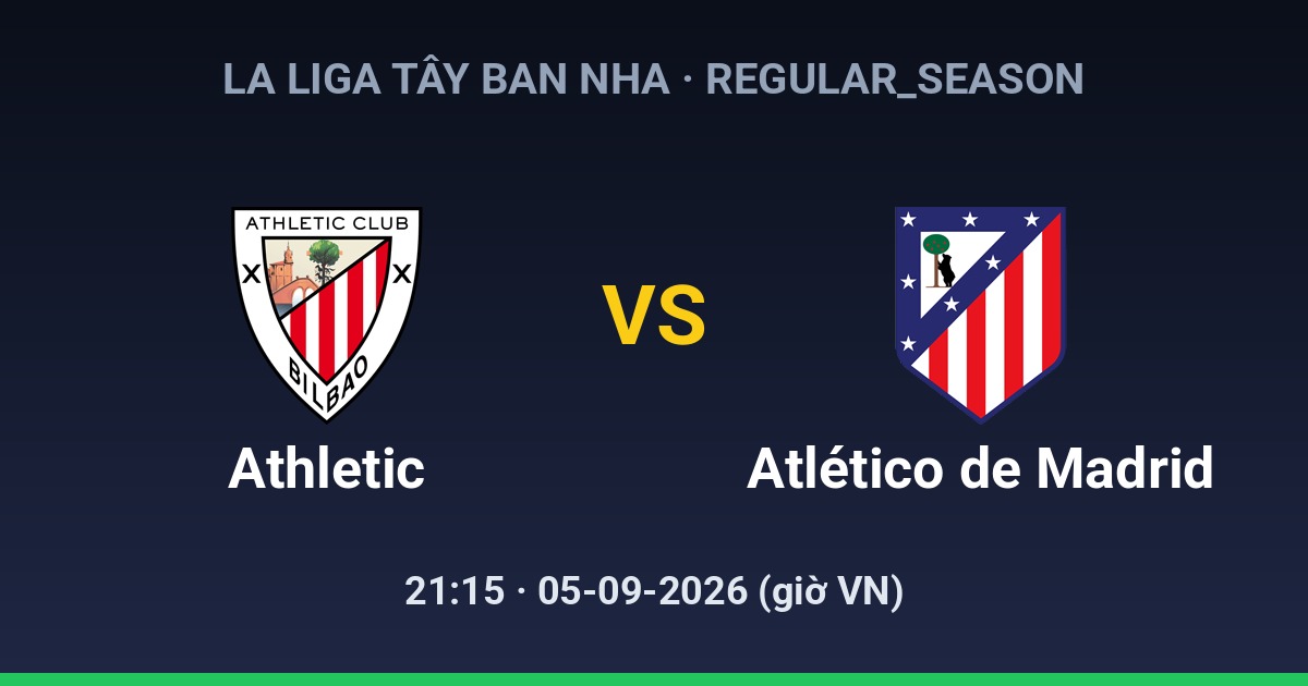 Athletic Club vs Club Atlético de Madrid
