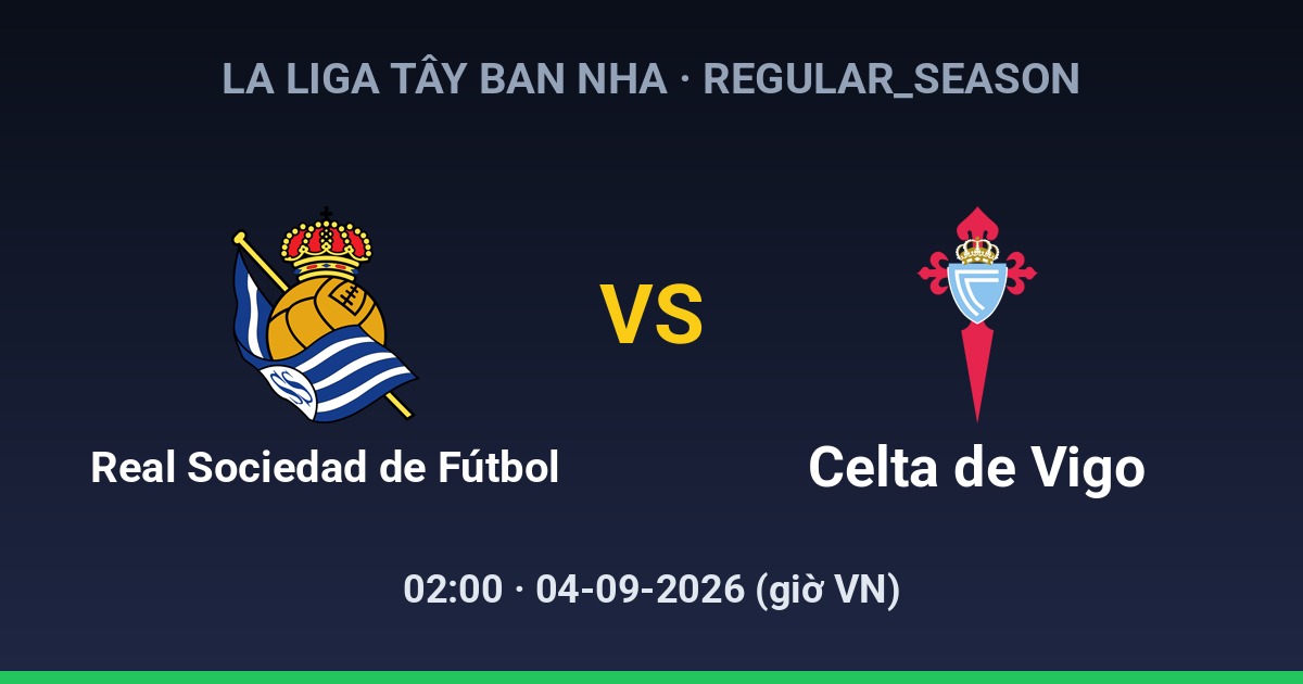 Real Sociedad de Fútbol vs RC Celta de Vigo